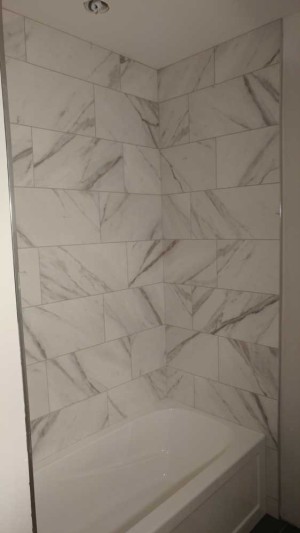12 x 24 grey/white modern tile
